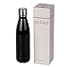 Water Bottle, OUTAD 18-Ounce Double Wall Vacuum Insulated Stainless Steel Water Bottle Perfect for Outdoor Sports Camping Hiking Cycling (Black)