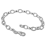 SilberDream Charms Bracelet 925 Sterling Silver 7.1inch Bracelet for Charm Pendants FC0101