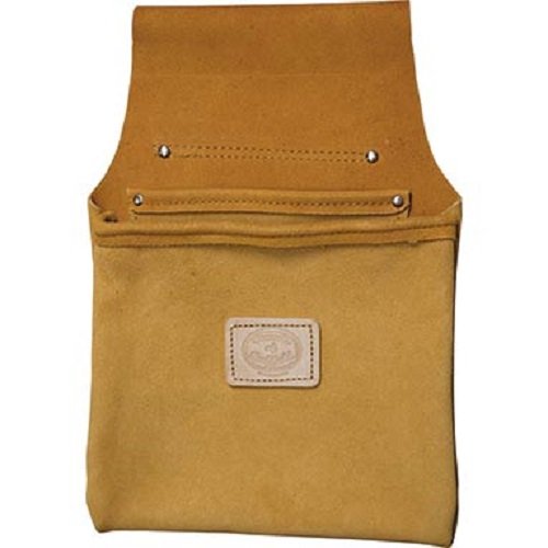 Leather Nail Pouch - 2 Pockets - Connell of Sheffield