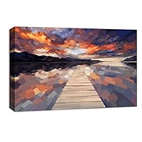 signwin-Canvas Wall Art-Color Lump-Canvas Prints Home Artwork Decoration for Living Room,Bedroom - 12x18 inches