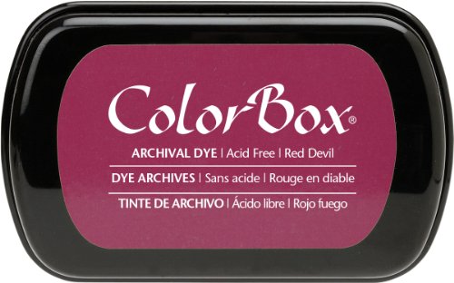 ColorBox Archival Dye Ink Full Size Inkpad, Red Devil