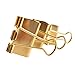 Z ZICOME 50 Pack Binder Paper Clips, Gold, Assorted Sizes (1-1/4 inch, 1 inch, 3/4 inch)
