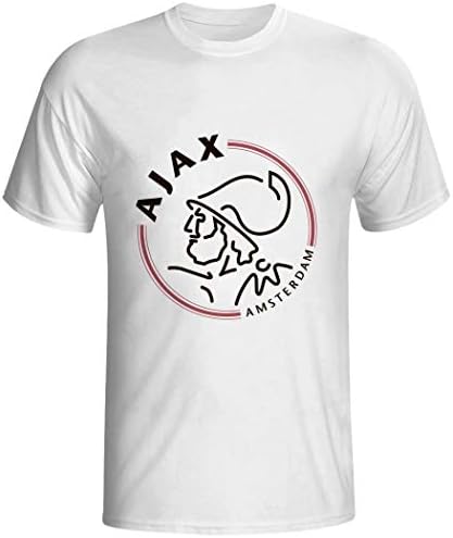 XIAOJIN Ajax-Amsterdam Football T-Shirt Men's Full Print T-Shirt Short Sleeve T-Shirt
