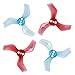 GEMFAN 16pcs 40mm Propeller 1635 3-Blade Props 1.0mm Shaft for 0804 0802 Brushless Motor 80mm Micro Drone FPV Racing Quadcopter