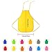 Bosoner Kids Art Aprons Children Art Smock with Children Artist Painting Classroom, Community Event, Crafts and Art Painting Activity for Age 2-7 Years (12 Pack 12 Color)