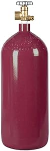 40 cu ft Nitrogen Steel Cylinder Reconditioned CGA580 Valve - Great for Homebrewing!