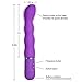 Utimi Upgrade 10 Modes Silicone Vibrator G-spot Vibration Clitoral Stimulate Massager Masturbation in Purple