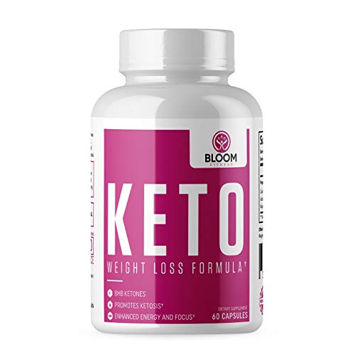 Keto Diet Pills - Weight Loss Formula with BHB Ketones - Promotes Ketosis, Enhanced Energy and Focus - 60 Capsules