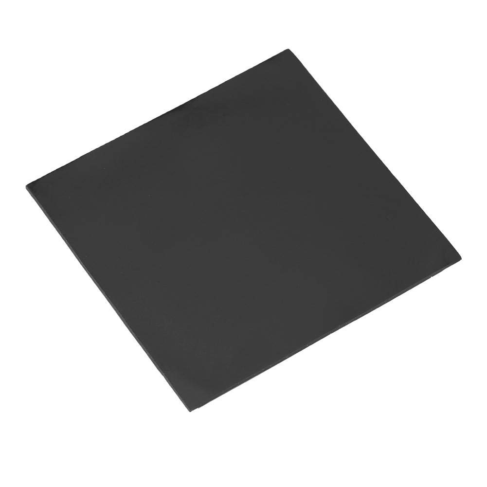 Tihebeyan CPU Thermal Pad Mat, 100x100x2mm Heatsink Cooling Conductive Silicon Pad CPU Cooler(Black)