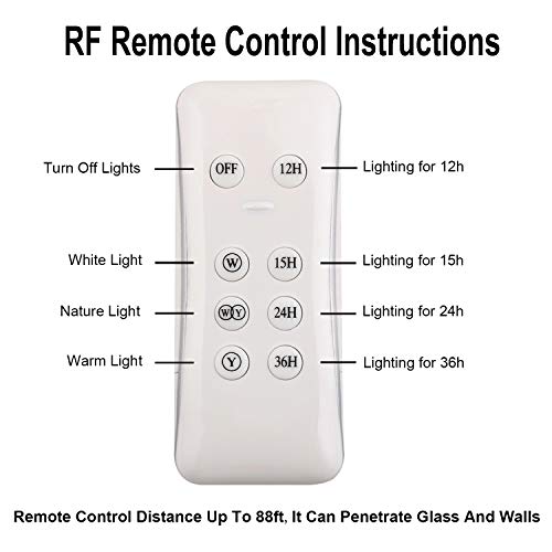 Awanber Solar Powered Flood Lights with RF Remote Control, 1000 Lumens Solar Security FloodLight Outdoor Dusk to Dawn IP66 Waterproof, Double Colors Temperature Solar Light for Sign,Lawn,Garden,Farm - Thumbnail 2