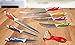 Kitchen Knife Set Chef Knives - 8pc Gift Knive Sets - Stainless Steel Professional Home Cooking Accessories Best for Commercial Grade Chefs Cutting Knifes Non-Stick Blades Colorful Decor Sharp Cutlery