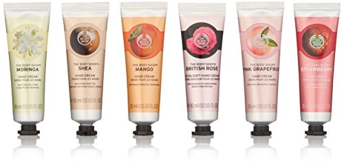 The Body Shop Spread The Love Hand Creams Gift Set, 6pc Set of Paraben-Free Hand Creams