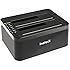 Inateck USB 3.0 to SATA Dual-Bay USB 3.0 Hard Drive Docking Station with Offline Clone Function for 2.5 Inch & 3.5 Inch HDD SSD SATA (SATA I/ II/ III) Support 2x 8TB & UASP, Tool-free