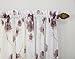 No. 918 Kiki Floral Print Crushed Sheer Voile Rod Pocket Curtain Panel, 51