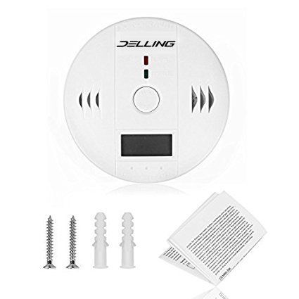image for Delling Carbon Monoxide Alarm With Digtal Display More Accurate LCD Se