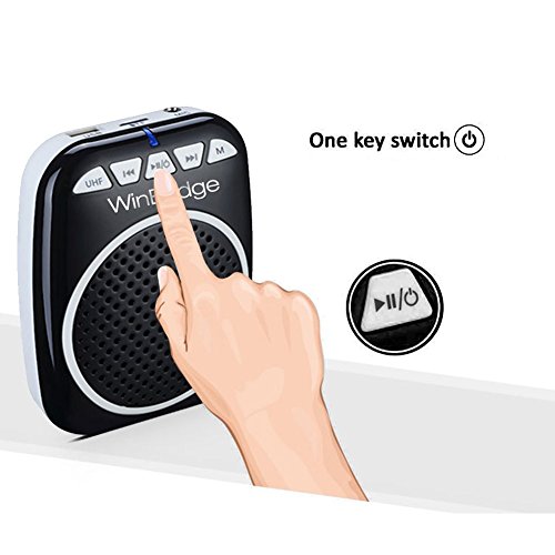 WinBridge Wireless Voice Amplifier WB711 Microphone with Speaker Amplifier for Voice Personal Instrument Microphones Systems Wireless for Tour Guide Teachers Coaches Classroom Elderly Etc - Thumbnail 4