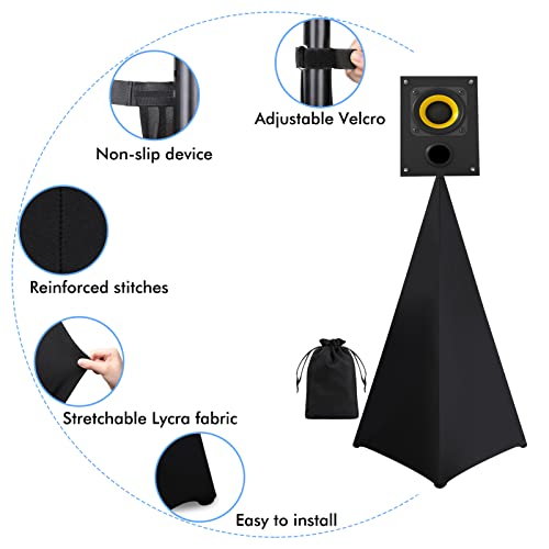Wakult Speaker Stand Cover Dj Speaker Covers Compatible with Most