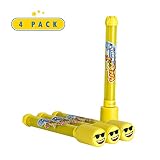 4 Pack Emoji Water Blaster - 10.5" Foam Water Gun - Light Weight Water Soaker - Water Shooter- Summer Pool Beach Water Toy for Kids