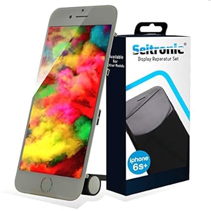 Seitronic Display Weiß Komplettset Ersatzdisplay mit Montagewerkzeug LCD Ersatz Touchscreen Glas Reparatur Ersatz für iPhone 