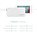 Acoolz Slim White QC 3.0 portable power bank quick charge battery, 10000mAh power bank for iPhone 6, phone power bank samsung S7, 10000mah battery power bank portable charger