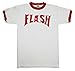 Flash Gordon Logo Red Ringer White T-Shirt Tee
