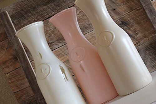 Farmhouse Set of Milk Bottles