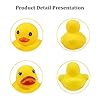aovowog Bath Toys Rubber Duck Yellow Squeaky Mini Duck Baby Shower Beach Bathtime Water Toys [50 Pack]
