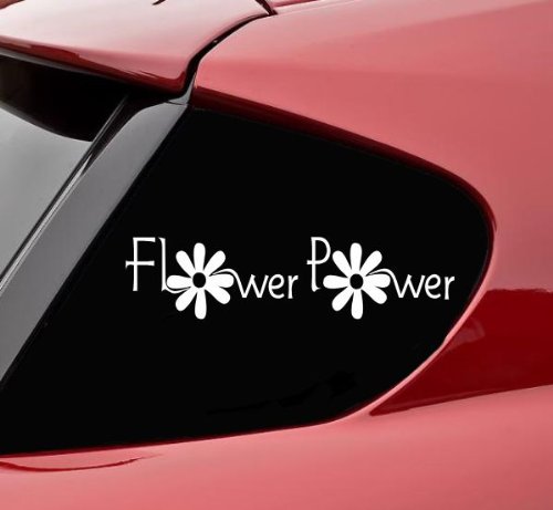 Slap-Art Flower Power Vinyl Decal Sticker