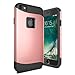 iPhone 7 Case, Snugg Apple iPhone 7 Dual Layer Slim Cover [Infinity Series] Protective Bumper Shell Skin – Rose Gold