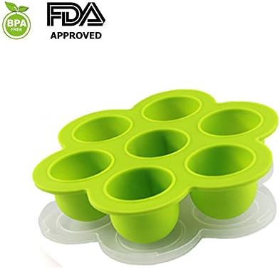 Silicone Egg Bites Molds for Instant Pot Accessories, Fits Instant Pot 5/6/8 qt Pressure Cooker - Baby Food Container, Reusable Storage Container and Freezer Tray with Lid