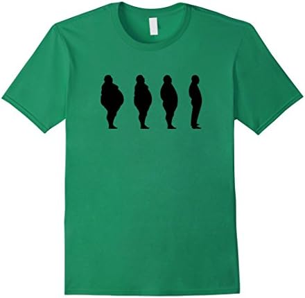 Mens Weight Loss Shirt Funny Work Out Gym T-Shirt 2XL Kelly Green