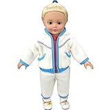 Shero Doll Clothes - 2 Pieces Suit Fits American Girl Doll and other 16 inch Dolls (Blue)