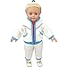 Shero Doll Clothes - 2 Pieces Suit Fits American Girl Doll and other 16 inch Dolls (Blue)
