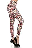 Leggings Depot Ultra Soft Women's Popular Best Printed Fashion Leggings Collection2 (Monsterpedia)