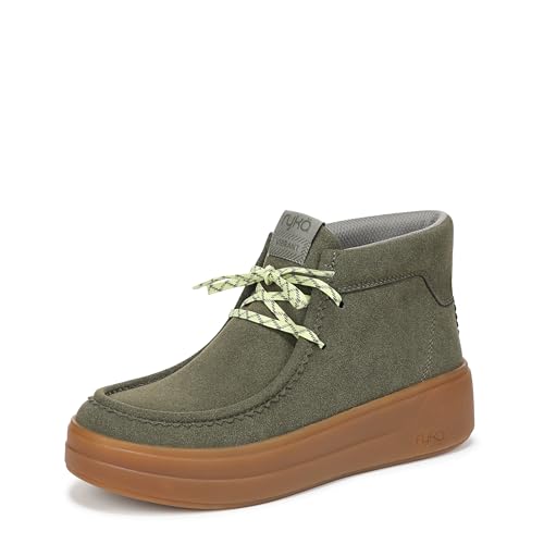 Ryka Women's Vibrant Lace-Up Short Boots Alpine Green 8.5 M