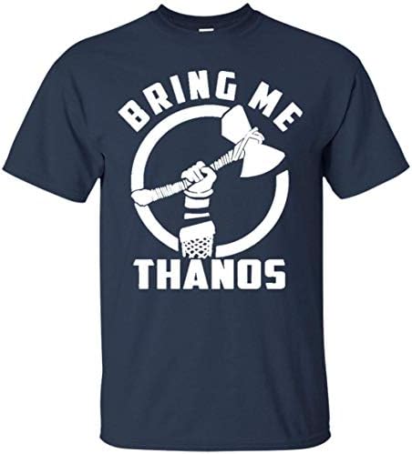 Bring Me Thanos Mens Cotton Short Sleeve Tee Shirts Tops tee Funny Cotton T-Shirt