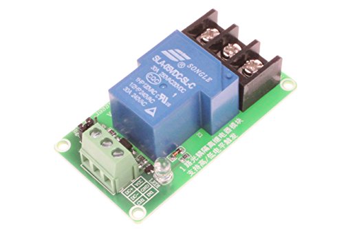 image for NOYITO 30A 1-Channel Relay Module High Low Level Trigger With Optocoup
