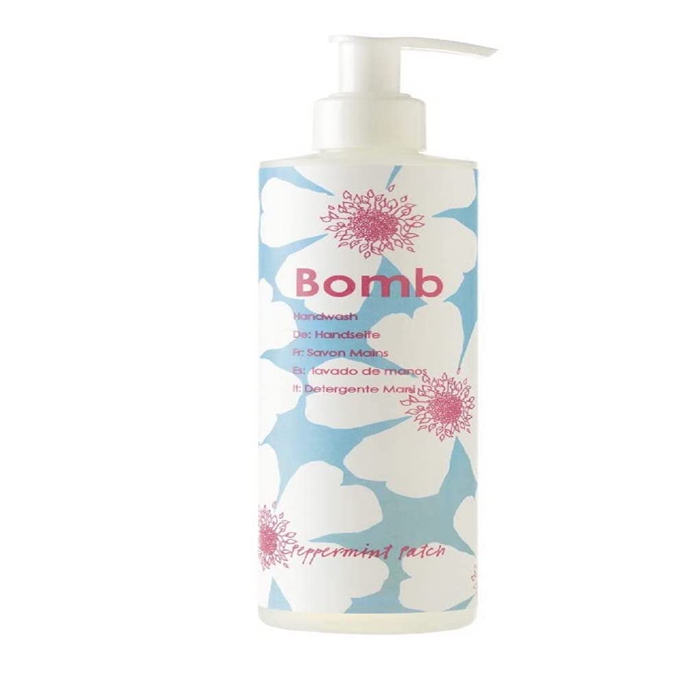 Bomb Cosmetics Peppermint Patch Cleansing Hand Wash with Pure Essential Oils, 300 ml