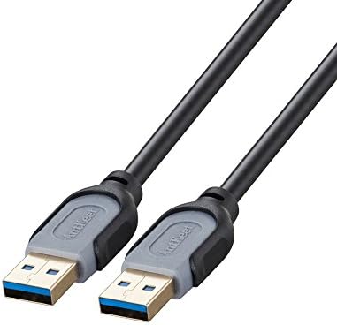 USB To USB Cable, AntKeet 6ft USB 3.0 Type A to A 24/28AWG Cable Cord Data Transfer Rates up to 5.0Gbps for Hard Drive Enclosures, Printers, Modems, Cameras,Blu-ray Optical Drive