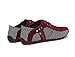 QIDIANTRADE Men's Fashion Casual Boat Gommino Shoes, Lace up Suede Sneaker, Breathable Slip. (9.5D(M) US, Red)