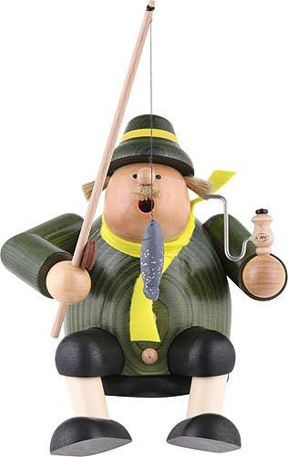 German Incense Smoker Edge stool - Fisherman - 18 cm / 7 inch - KWO