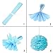 Wartoon Baby Shower It is a Boy Banner Set, Happy Birthday Paper Hanging Banner Decoration Flags and 12 Paper Pom Poms for Baby Shower Party Photo Props