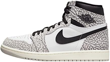 Amazon.com | Jordan Men's Air 1 Retro High OG Tech Grey/Muslin