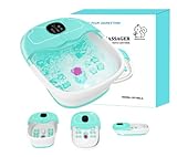 Foot Spa Massager with Heat Bubbles Remote