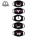 Fomei 5 Pack Exo Unisex Cotton Blend Anti Dust Face Mouth Mask Black for Man Woman