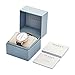 Skagen Signatur Stainless Steel and Leather Hybrid Smartwatch, Color: Rose Gold-Tone, Black SKT1112