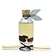 LOVSPA Reed Diffuser Set, Cinnamon Pine Cones Scented Oil Diffuser with Sticks, Home Fragrance Accessories for Bathroom Shelf Decor, Aroma Diffusers for Home or Office Desk, USA Made