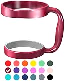 F-32 Handle - 19 COLORS - Available For 20oz or 30oz YETI, BEAST, OZARK TRAIL, RTIC (PREVIOUS DESIGN) Rambler & More Tumbler Mug - BPA FREE (20OZ, DIVINE WINE)