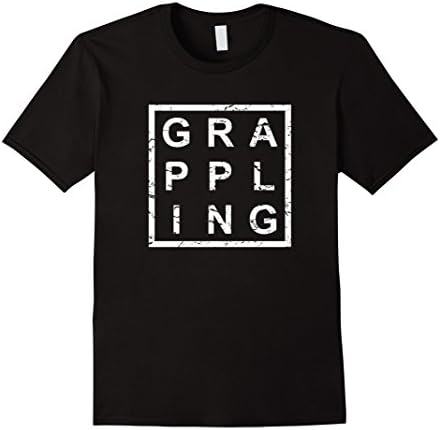 Mens Stylish Grappling T-Shirt Large Black