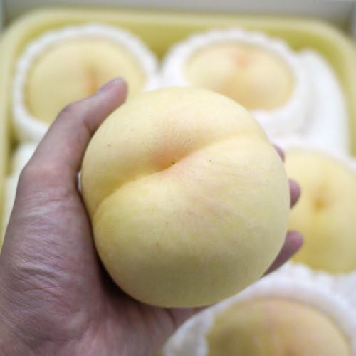 Amazon 中塚さんの美味しい桃 中塚さんオリジナル白桃 2kg 6 8玉 こっくさん Com 果物 通販